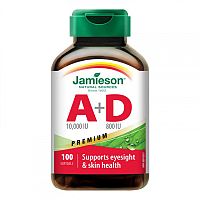 JAMIESON VITAMÍN A + D PREMIUM 100 kapsúl