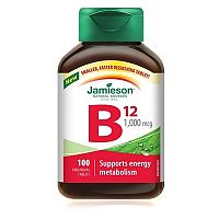 Jamieson Vitamín B12 1000mcg CHERRY 100 tbl.