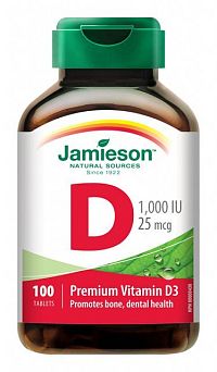 JAMIESON VITAMÍN D 1000 IU 100 tabliet