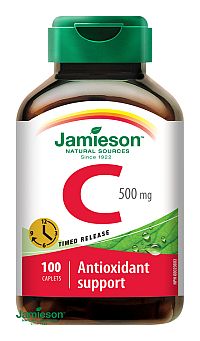 Jamieson VitaminC 500mg predl.UC. 100 tabliet