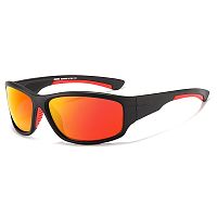KDEAM Forest 4 slnečné okuliare, Black / Red