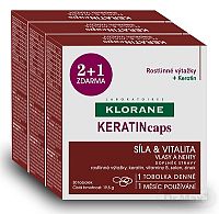 KLORANE KERATINcaps (TRIO) 3x30 kapsúl