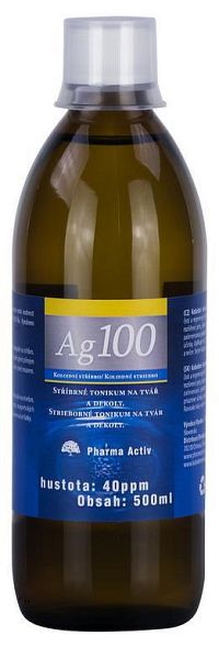Koloidné striebro Ag 100 40ppm