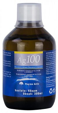 Koloidné striebro Ag 100 40ppm 1x300 ml