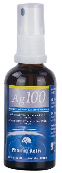Koloidné striebro Ag 100 40ppm spray