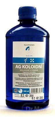 KOLOIDNÉ STRIEBRO Ag roztok 1x500 ml