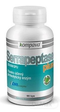 Kompava SERRAPEPTASE plus 90 kapsúl