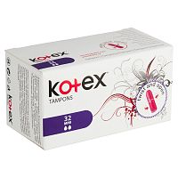 KOTEX tampóny Mini 32 ks 1×1 ks