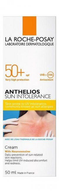 LA ROCHE-POSAY ANTHELIOS SPF 50+ Sun Intolerance krém bez parfému (MB072800) 1x50 ml