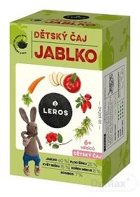 LEROS Detský čaj - jablko 20×2 g, čaj