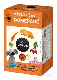 LEROS Detský čaj - pomaranč 20×2 g, čaj