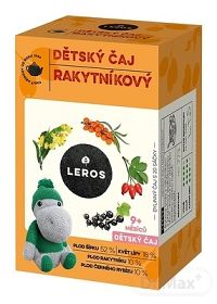 LEROS Detský čaj - rakytníkový 20×2 g, čaj