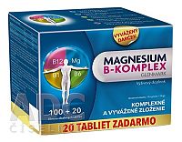 Magnesium B-komplex Glenmark tbl 100+20 ks