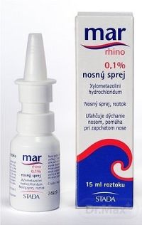 MAR rhino 0,1% nosový sprej aer nao 1x15 ml