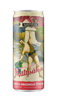 Matyšák 100 % hroznová šťava červená 250 ml
