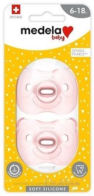 MEDELA baby cumlík SOFT SILICONE Girl 1×2 ks