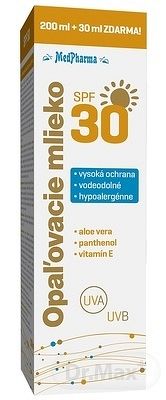 MedPharma opaľovacie mlieko SPF30 230 ml
