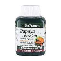 MedPharma Papaya enzym chew. 107 tabliet
