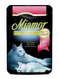 Miamor Kapsička Kitten Hovädzie 1×100 g, kompletné krmivo pre mačky