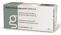 Montavit Glycerínové čípky Deti 1 g 5 ks