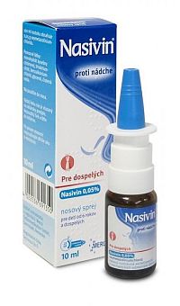 Nasivin 0,05% aer nao (fľa.sklo) 1x10 ml