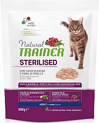 Natural Trainer Cat Sterilised Hydina Mäso 1×300 g, granule pre sterilizované mačky