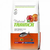 Natural Trainer Medium Ad Rybaa a ryža 1×3 kg, granule pre dospelé psy stredných plemien