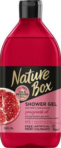 Nature Box sprchovací gél Granátové jablko 1×385 ml, sprchový gél