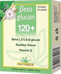 Natures Betaglucan 120+ 30 kapsúl