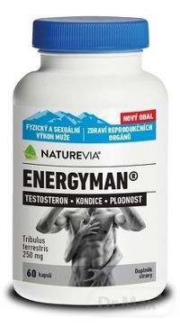 Naturevia Energyman 1×60 ks, doplnok výživy