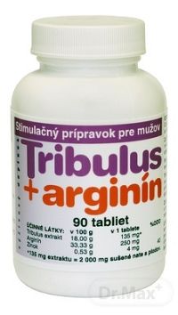 NATURVITA TRIBULUS + ARGINÍN tbl 1x90 ks
