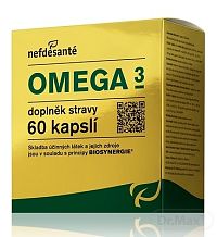 Nefdesanté OMEGA 3 4×15 cps, výživový doplnok