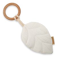 New Baby detské hryzátko Leaf white