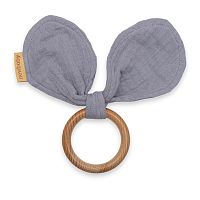 New Baby hryzátko pre deti ušká Ears grey