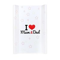 New Baby I love Mum and Dad biela 80 x 50