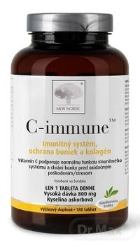 NEW NORDIC C-immune 1×180 tbl , doplnok výživy