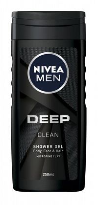 NIVEA MEN Men Deep 250 ml - sprchový gél