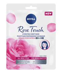 Nivea Textilná maska Rose Touch 1×1 ks