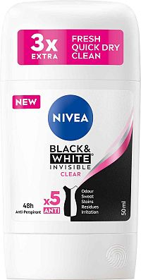 Nivea Tuhý AP B&W Invisible Clear