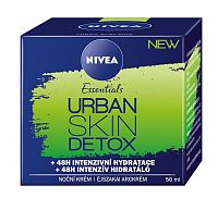 Nivea Urban Skin Detox Essential s Night Cream detoxikačný 50 ml