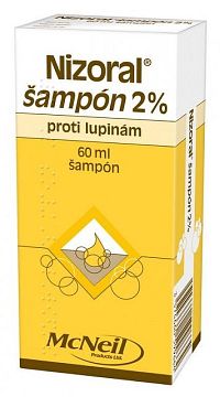 Nizoral šampón 2% shp.1 x 60 ml