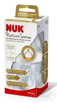 Nuk Nature Sense silikón modrá 150 ml