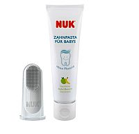 Nuk zubná pasta Apfel-Banane 40 ml + náprstok