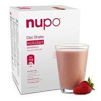 NUPO Diétny nápoj Jahoda prášok, 12 x 32 g