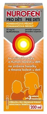 NUROFEN pre deti Pomaranč 200 ml