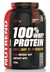 NUTREND 100% WHEY PROTEIN 1×2250 g, čokoládový proteín