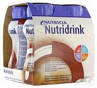 NUTRIDRINK čokoládová príchuť 4x200 ml
