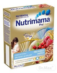 Nutrimama Profutura cereálne tyčinky Brusnice & Maliny (pre kojacie matky) 5x40g (200 g)