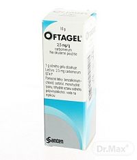 OFTAGEL 2,5 mg/g gel oph (fľ.LDPE) 1x10 g