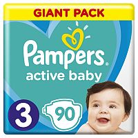 PAMPERS Active Baby Dry S3 (6-10 KG) 1×90 ks